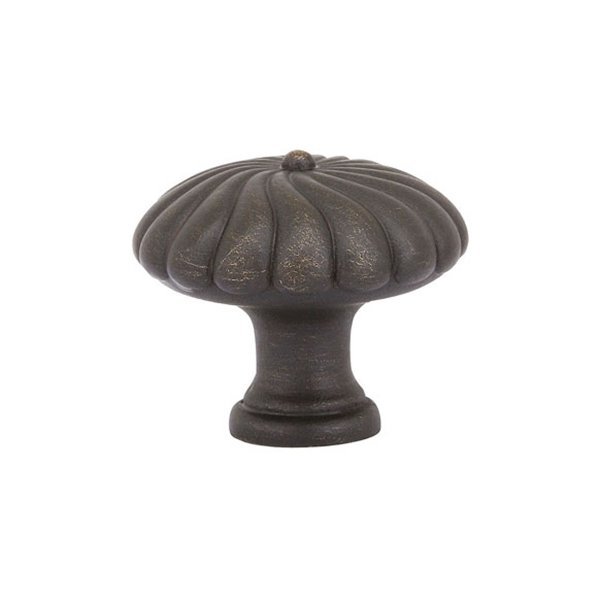 Emtek 1" Diameter Twist Round Knob in Medium Bronze