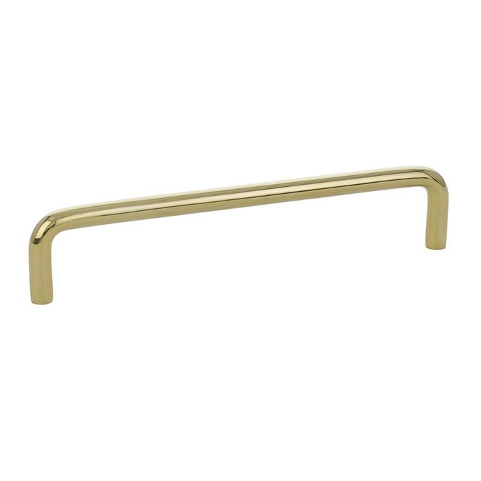 Emtek 6" Centers Wire Pull in Polished Brass
