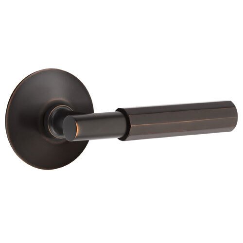 Select Levers Collection - Privacy Faceted Lever with T-Bar Stem and  Concealed Screws Modern Rose in Oil Rubbed Bronze by Emtek Hardware -  C5207.TA.FA.US10B-238