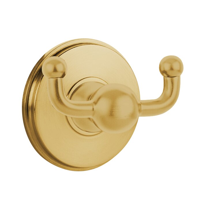 Emtek Double Hook with Watford Rosette in French Antique Brass