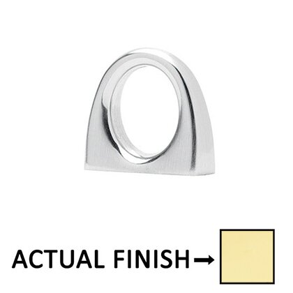 Emtek 1" Center Ring Pull in Unlacquered Brass