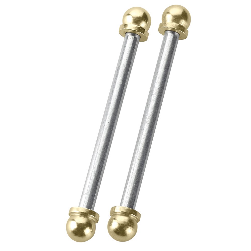 Emtek Ball Tip Set For 4" Heavy Duty Or Ball Bearing Steel Hinge in Satin Brass (Sold In Pairs)