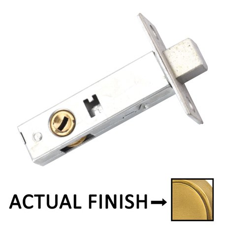 Emtek Privacy Thumbturn Latch with 2 3/8" Backset in French Antique Brass