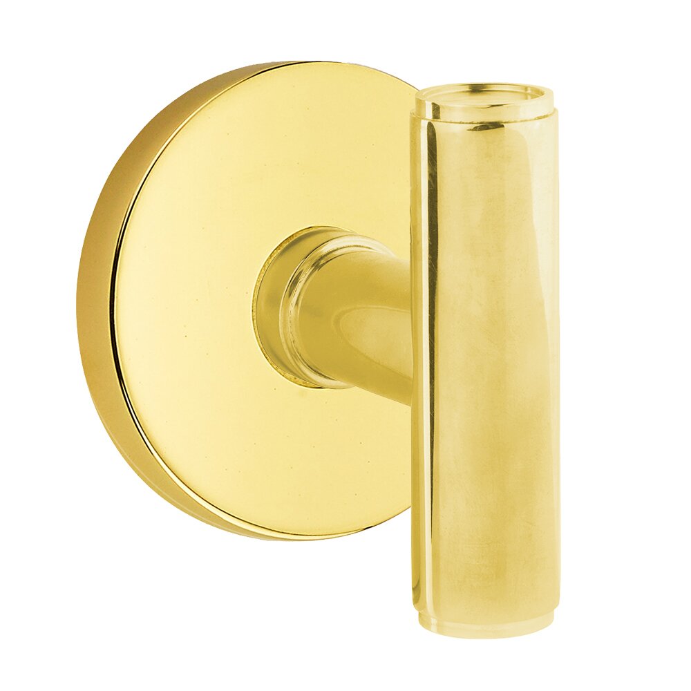 Emtek Privacy Disk Rosette with Concealed Screws for The Ace Knob in Unlacquered Brass