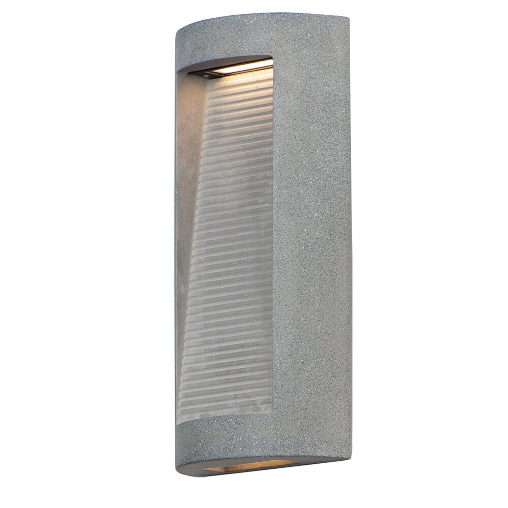 ET2 Lighting Medium LED Outdoor Wall Sconce in Greystone
