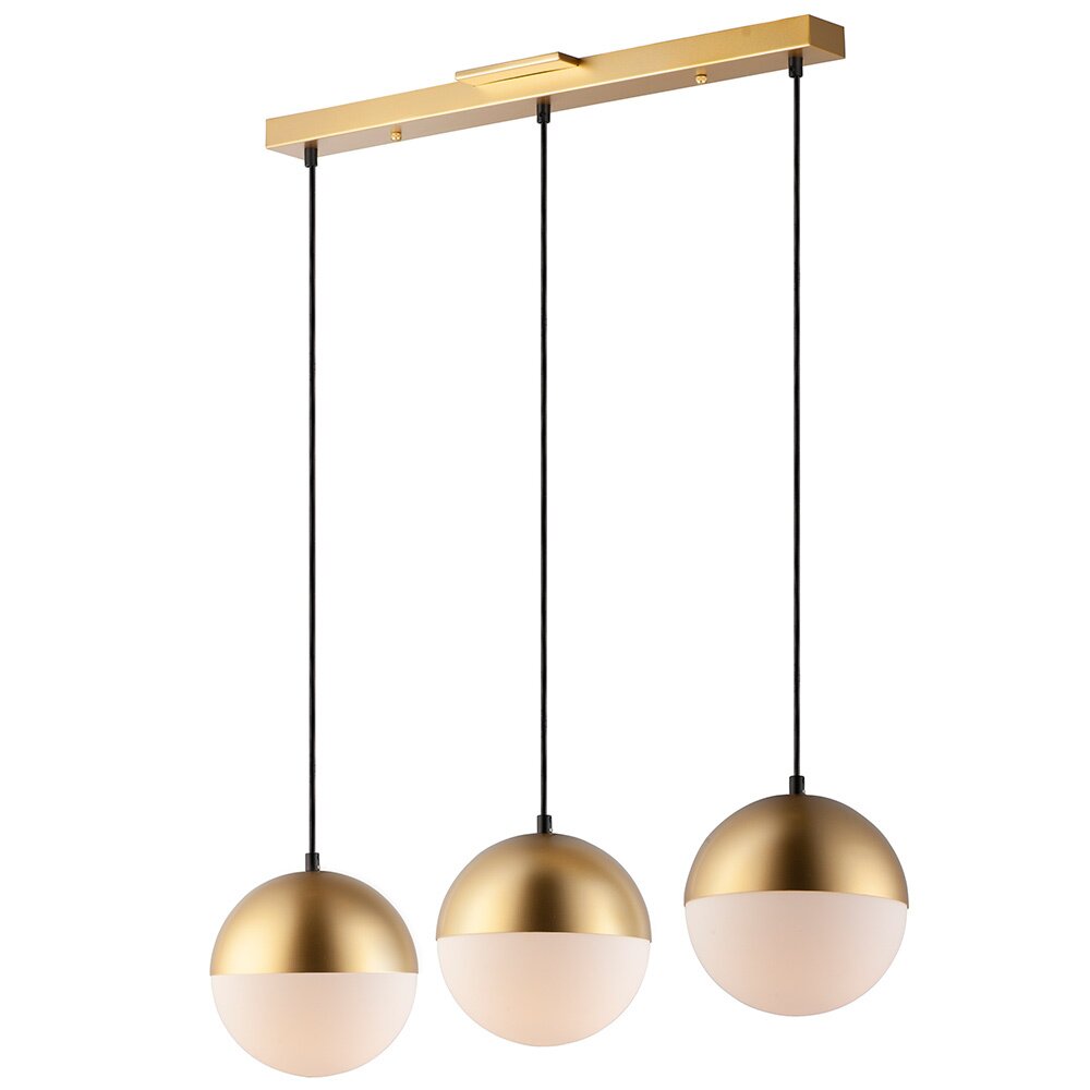 ET2 Lighting 3-Light LED Pendant in Metallic Gold