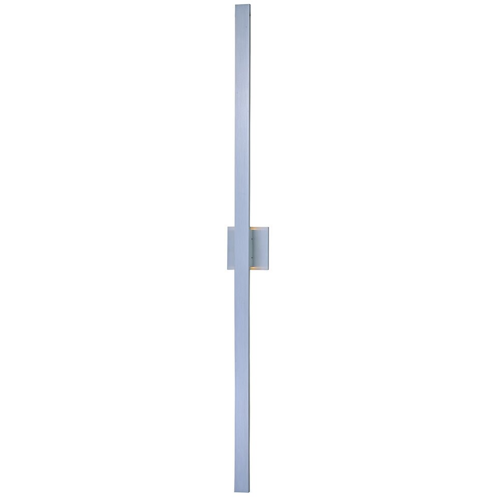 ET2 Lighting Line LED Outdoor Wall Sconce in Satin Aluminum
