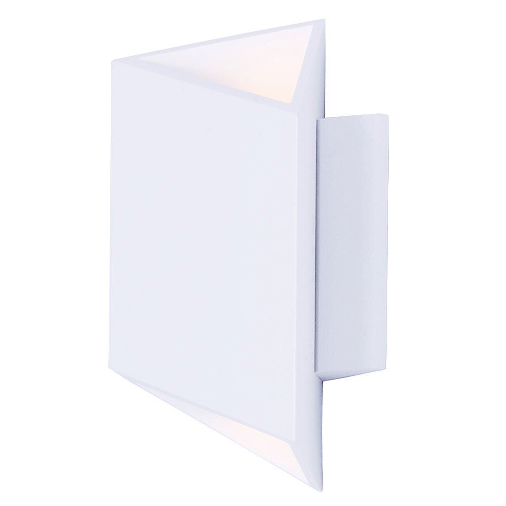 ET2 Lighting Facet LED Outdoor Wall Sconce in White