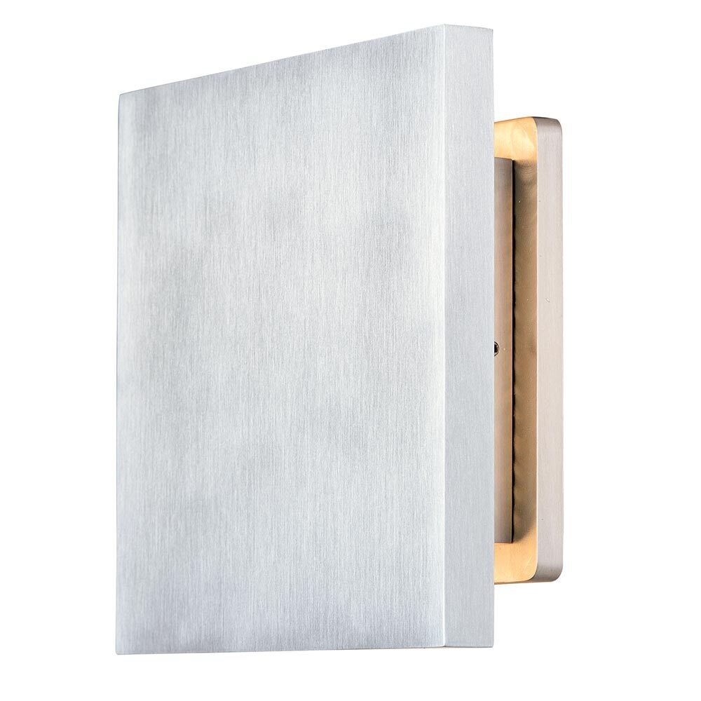 ET2 Lighting Tau LED Outdoor Wall Sconce in Satin Aluminum