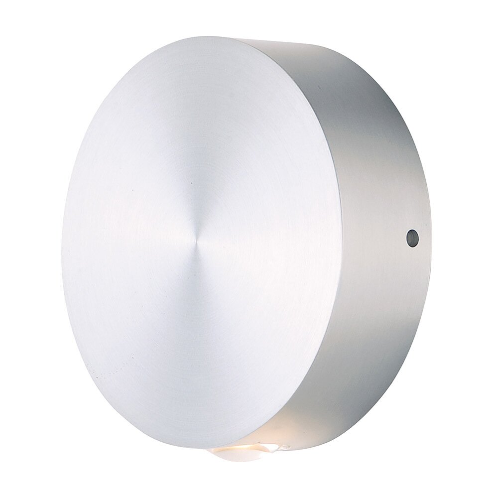 ET2 Lighting Glint LED Outdoor Wall Sconce in Satin Aluminum
