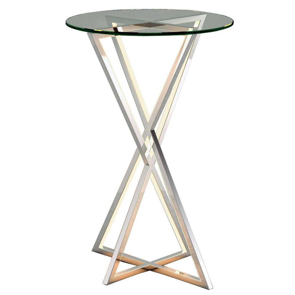 ET2 Lighting LED Accent Table in Polished Chrome