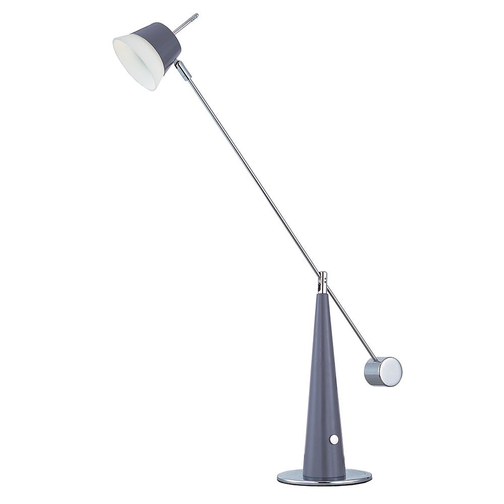 ET2 Lighting LED Table Lamp in Platinum / Polished Chrome