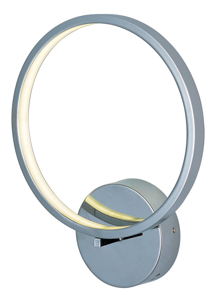 ET2 Lighting Hoops LED Wall Sconce in Polished Chrome