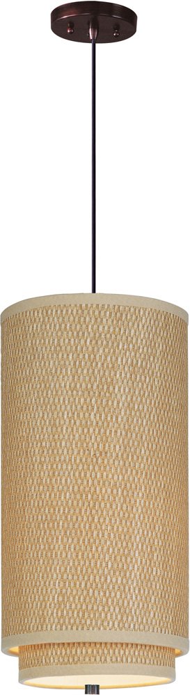 ET2 Lighting Elements 1-Light Pendant with Cord in Oil Rubbed Bronze