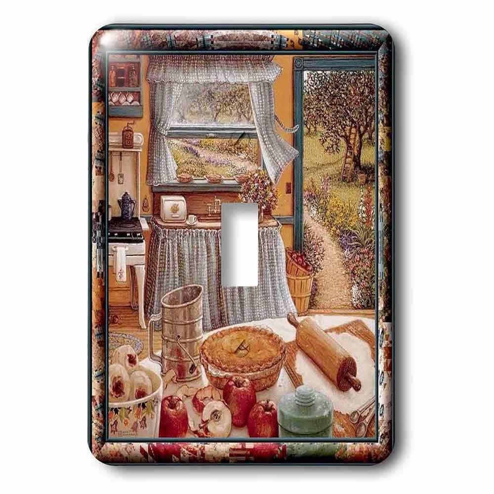 Jazzy Wallplates Single Toggle Switch Plate With Home Cooking And Country Art