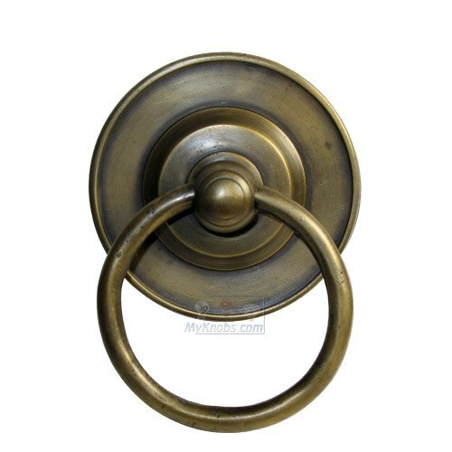 Gado Gado 3 1/8" Ring Pull with Round Tiered Backplate