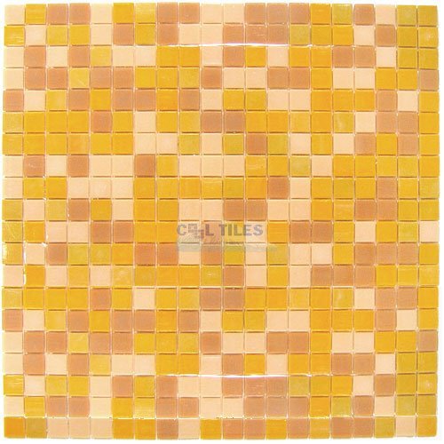 Vicenza Mosaico Glass Tiles Film-Faced Sheets in Gladiolo