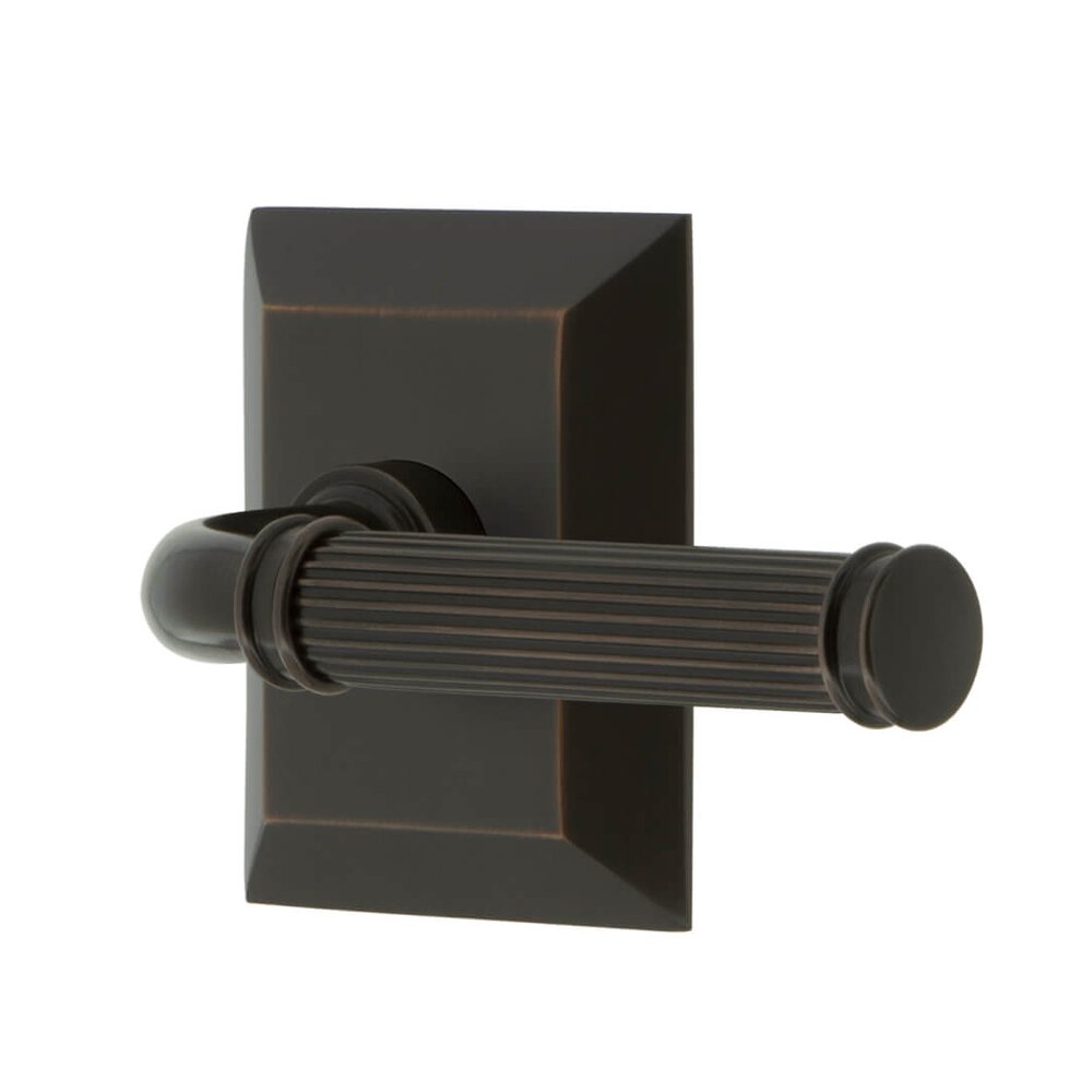 Grandeur Fifth Avenue Square Rosette Double Dummy with Soleil Lever in Timeless Bronze