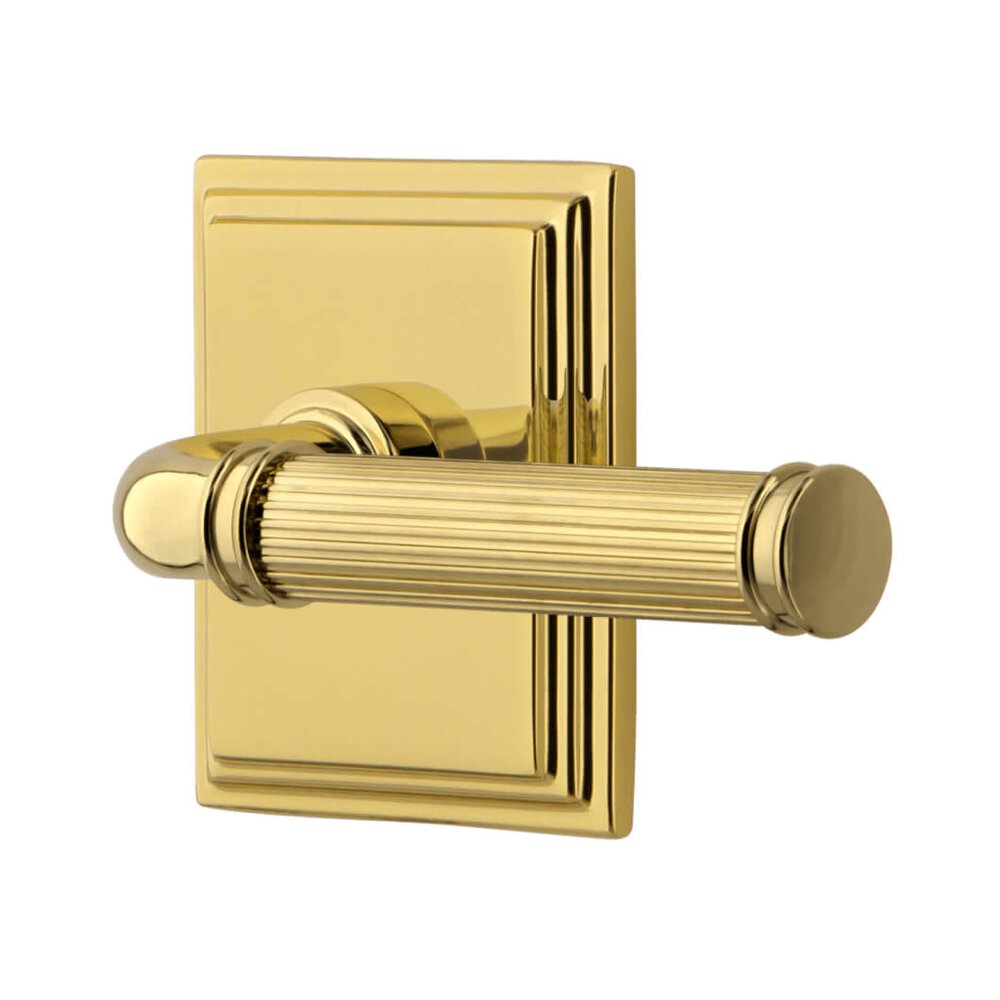 Grandeur Carre Square Rosette Double Dummy with Soleil Lever in Lifetime Brass