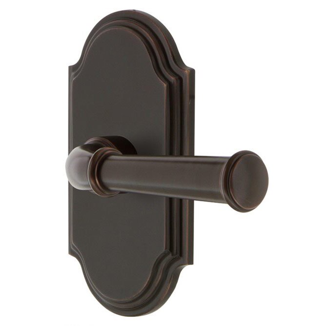 Grandeur Double Dummy Arc Plate with Right Handed Georgetown Lever in Timeless Bronze