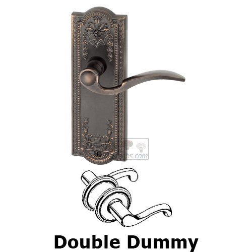 Grandeur Double Dummy Parthenon Plate with Bellagio Right Handed Lever in Timeless Bronze