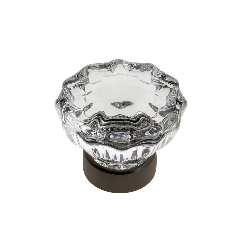 Grandeur Versailles Crystal 1-3/8" Knob in Timeless Bronze