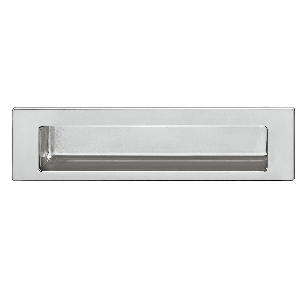 Hafele 6-7/8" Long Recessed Pull in Matte Chrome