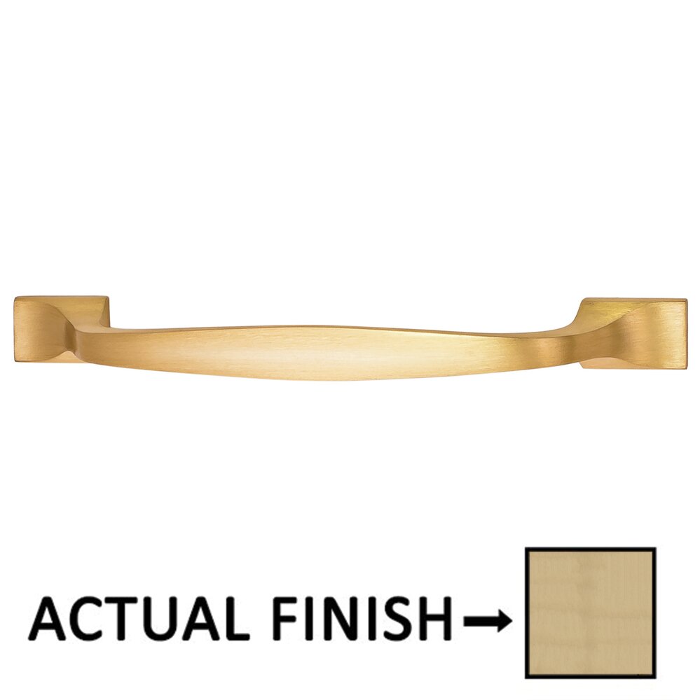 Hafele 3-3/4" Centers Pull in Satin/Brushed Brass