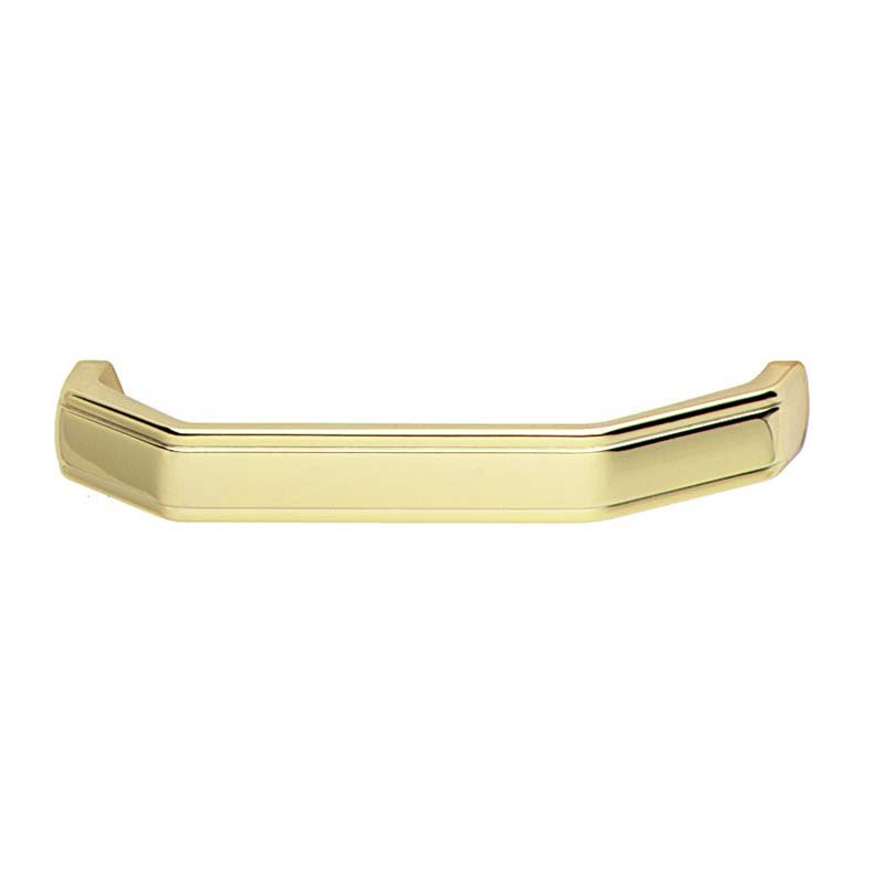 Hafele 3 3/4" Centers Handle in Polished Gold