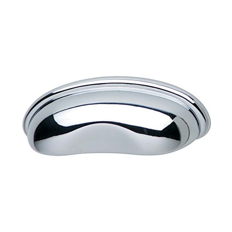 Hafele 2 1/2" Centers Cup Pull in Polished Chrome