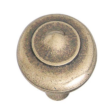 Hafele 1" Diameter Knob in Antique Bronze