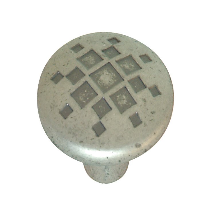 Hafele 1 3/8" Diameter Knob in Pewter