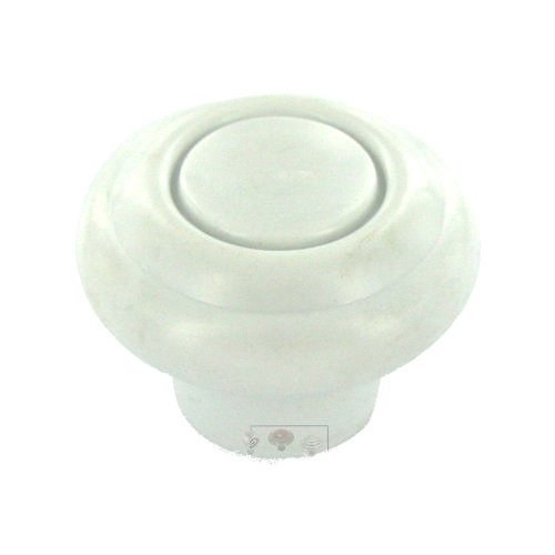 Hafele 1 1/2" Diameter Plastic Knob in White