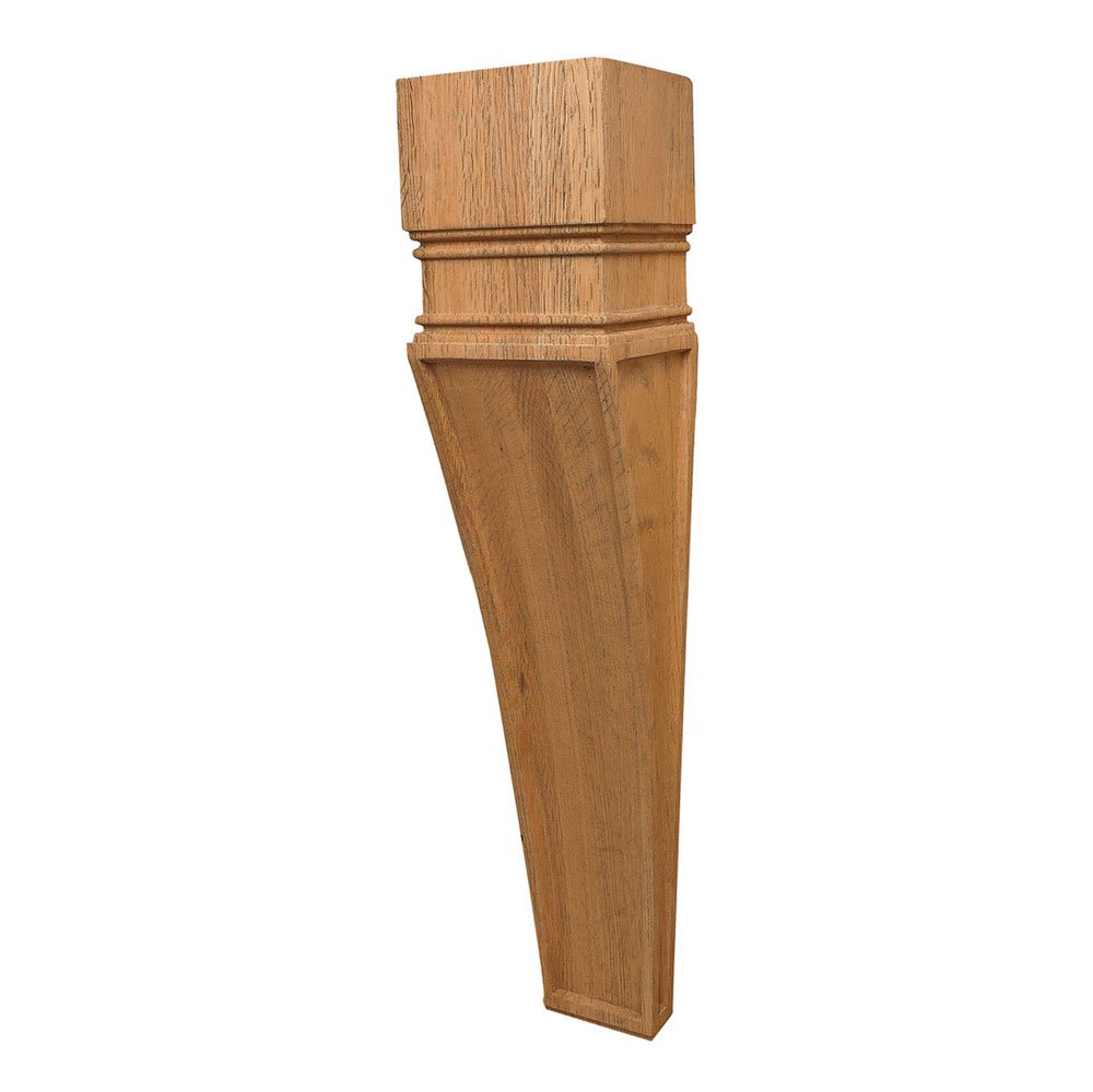 Hafele 24" Tall Hand Carved Wooden Corbel in Oak