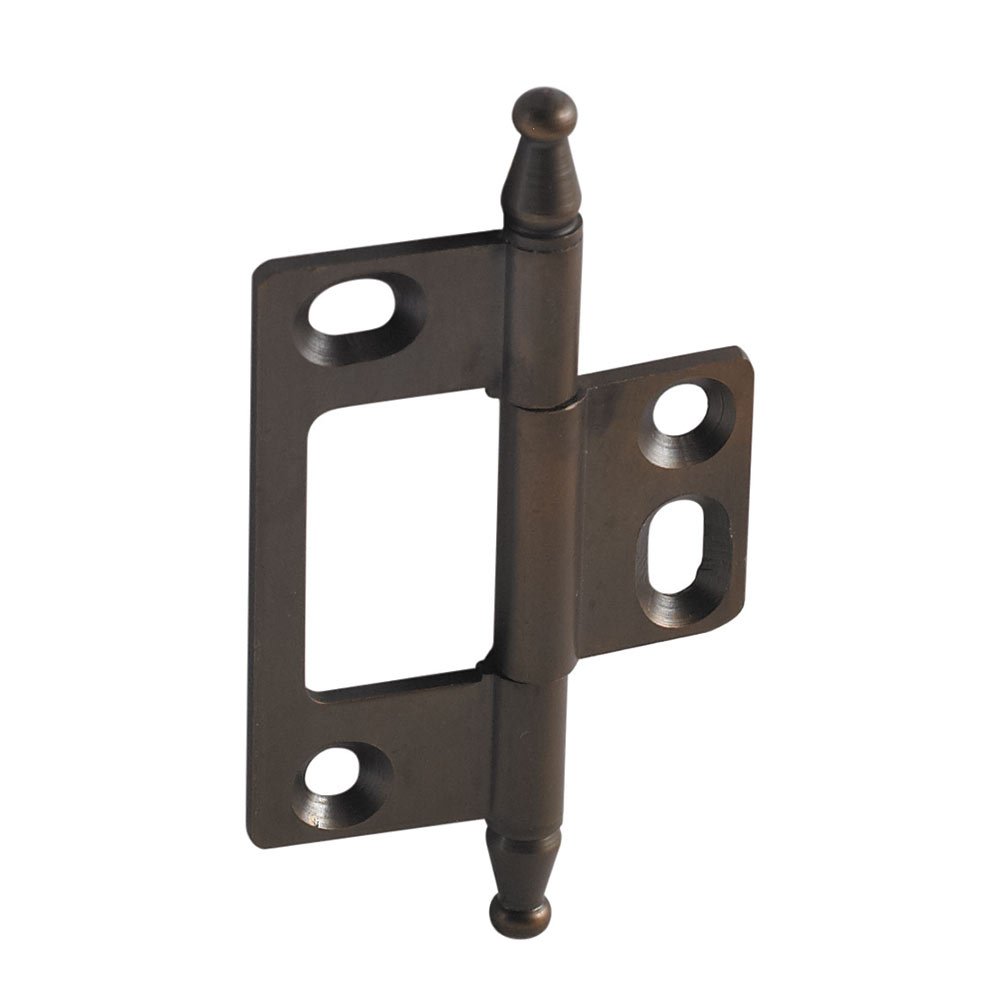 Hafele Non-Mortised Decorative Butt Hinge with Minaret Finial in Oil Rubbed Bronze