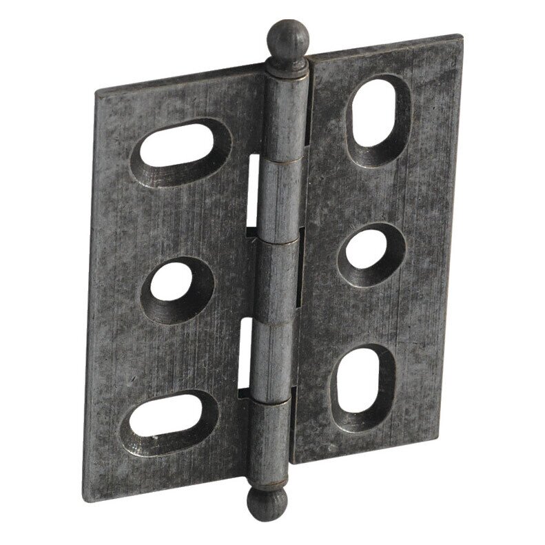 Hafele Mortised Decorative Butt Hinge with Ball Finial in Pewter