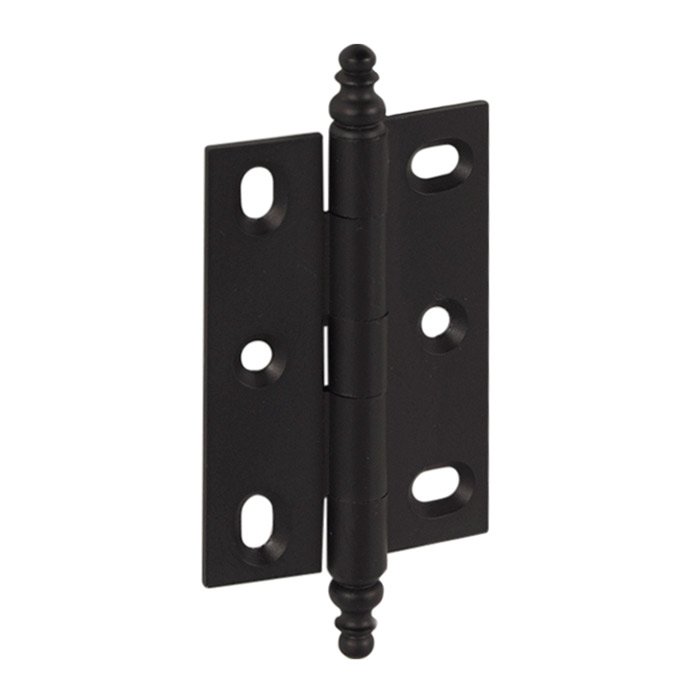 Hafele Mortised Decorative Butt Hinge with Minaret Finial in Black