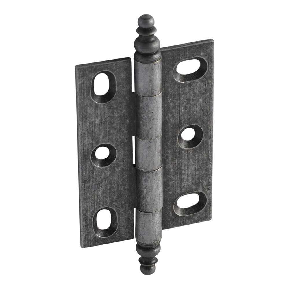Hafele Mortised Decorative Butt Hinge with Minaret Finial in Pewter