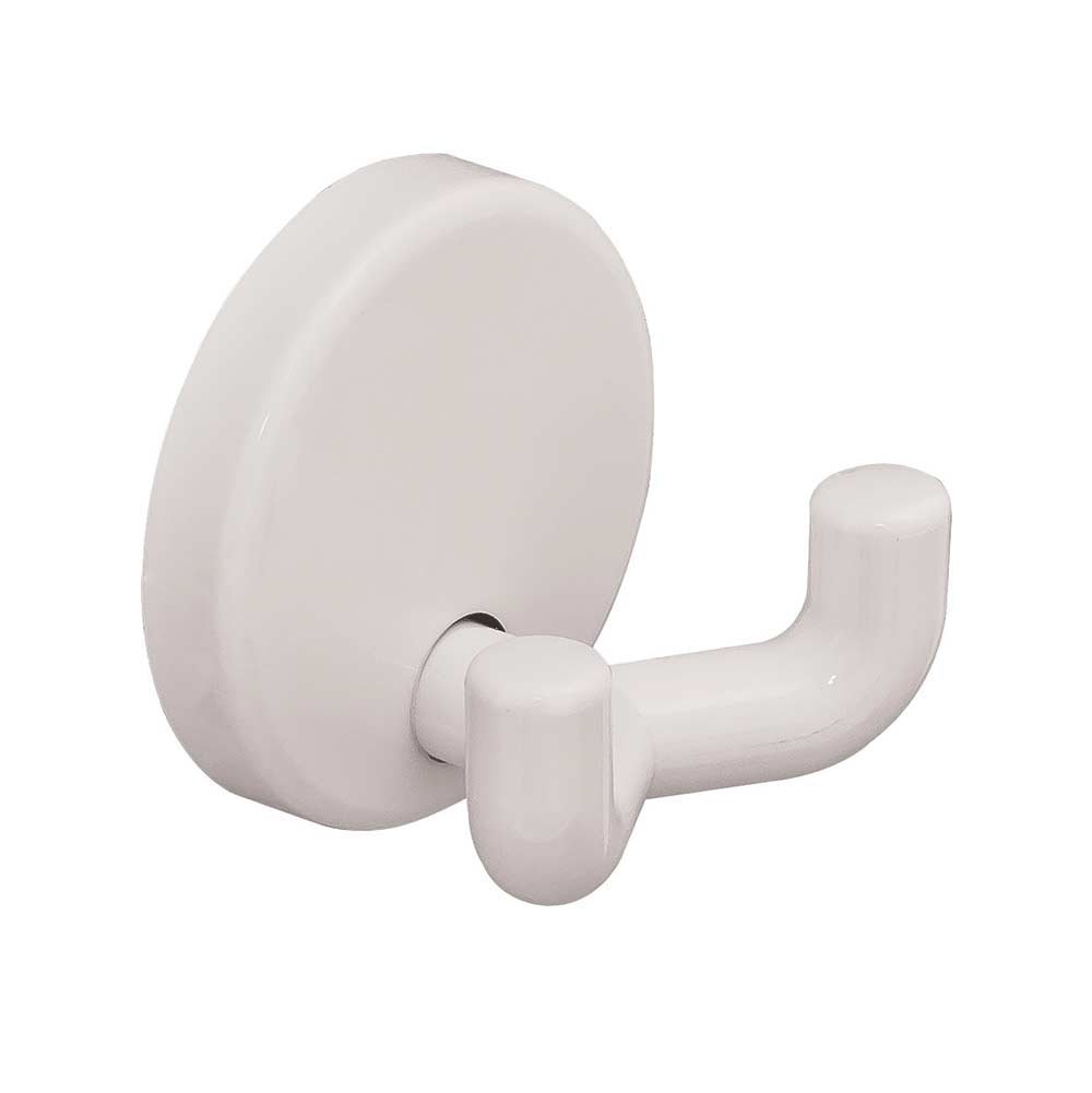 Hafele Plastic Wall Mounted Double Hook in White
