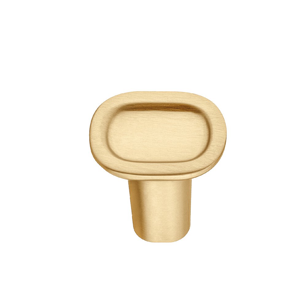 Hafele H2325 Oval Knob in Brushed Gold