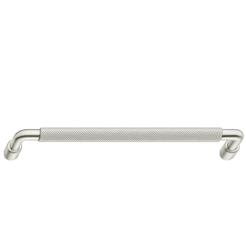 Hafele 128mm Centers Knurled Pull  in Brushed Nickel