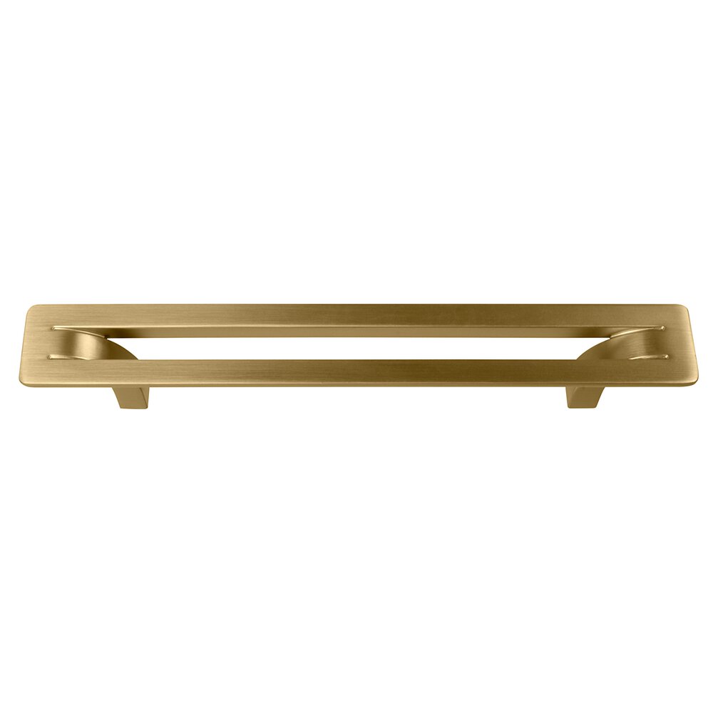 Hafele 128mm Centers Pull in Brushed Gold