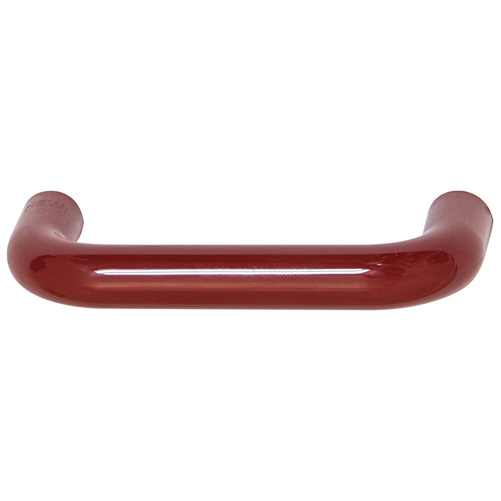 Hafele 2 1/2" Centers HEWI Nylon Pull in Ruby Red