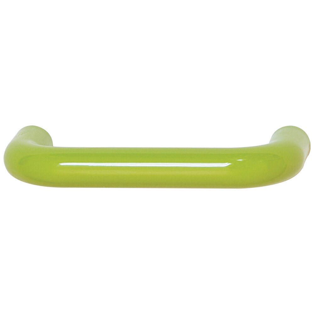 Hafele 2 1/2" Centers HEWI Nylon Pull in Apple Green