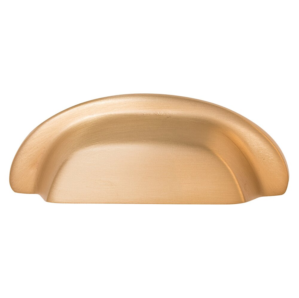 Hafele 3 1/2" Centers Cup Pull in Brushed Bronze