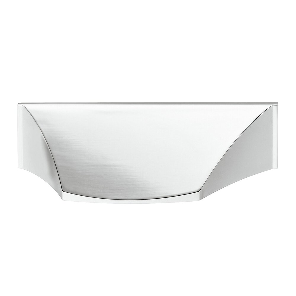 Hafele 3-3/4" Centers Cup Pull in Polished Chrome