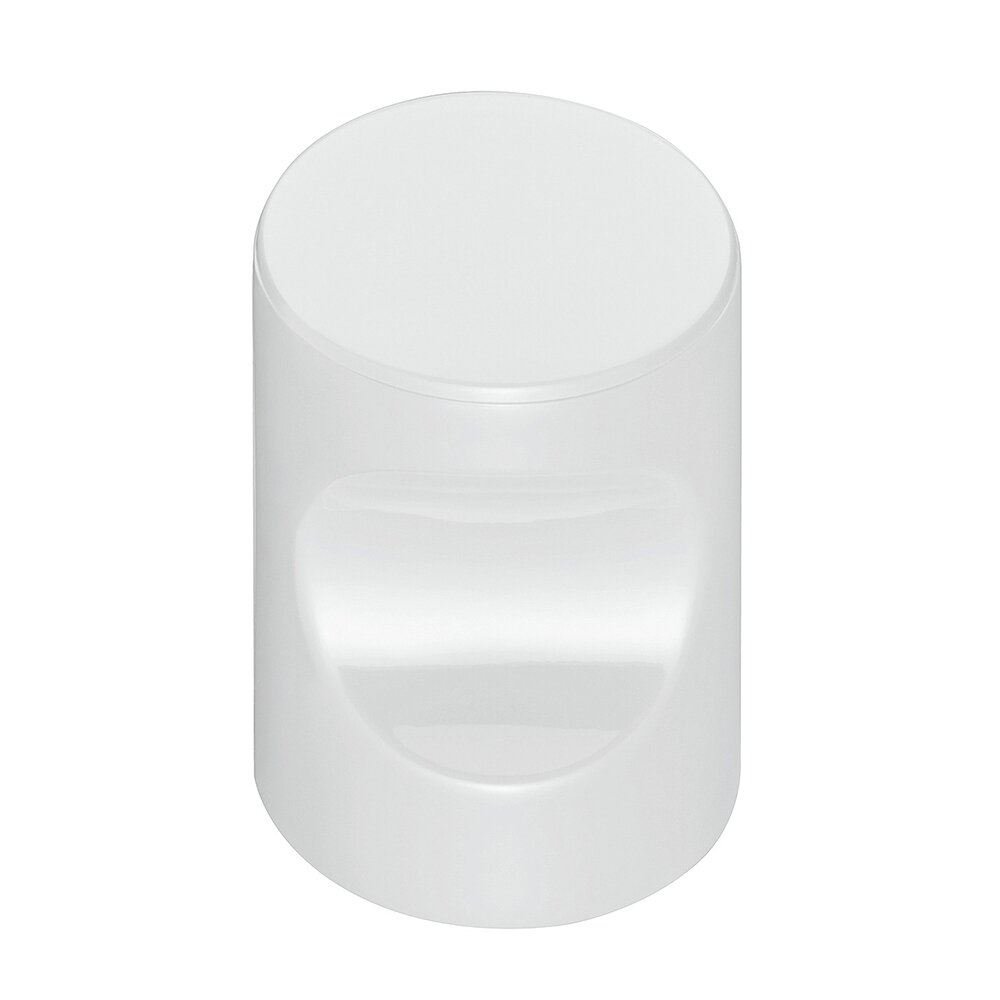 Hafele 1/2" Diameter HEWI Nylon Knob in Signal White
