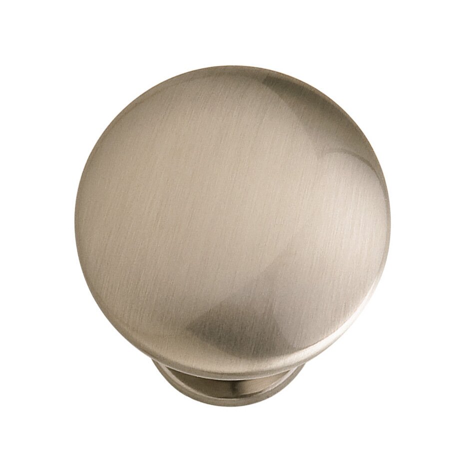 Hafele 1 3/16" Diameter Knob in Brushed Nickel