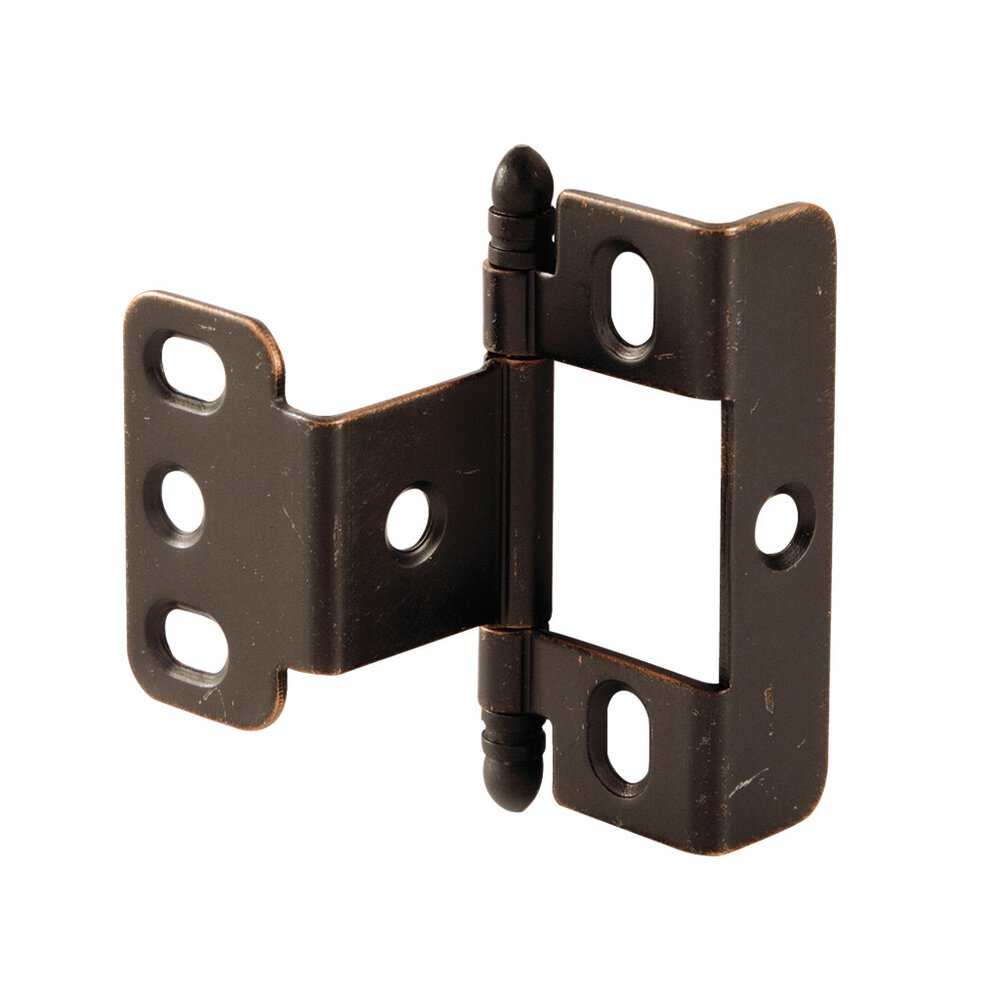 Hafele Full Wrap Non-Mortise Decorative Butt Hinge with Ball Finial in Copper Bronze