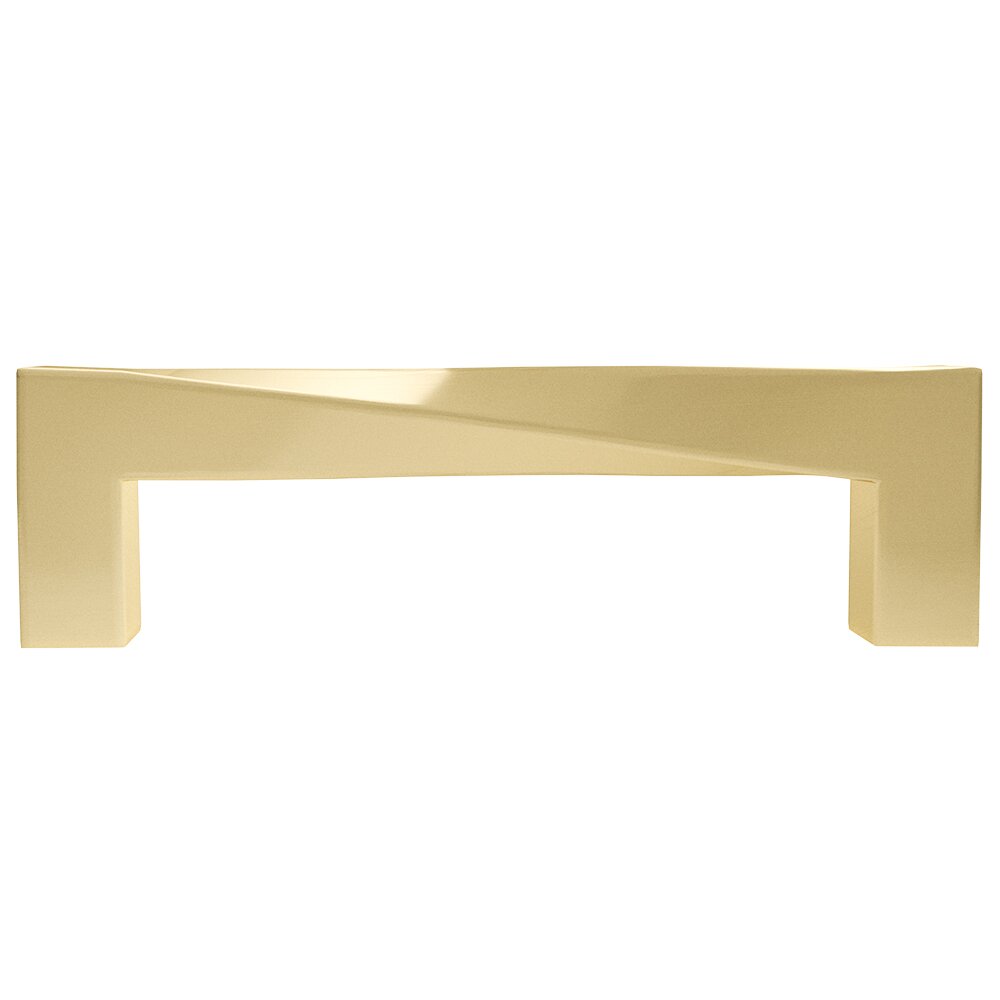 Hapny Hardware 3-3/4" (96mm) Centers Cabinet Pull in Satin Brass